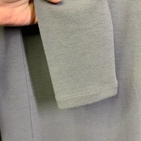 CABI Grey Cowl Neck Sweater Dress - Picture 5 of 8